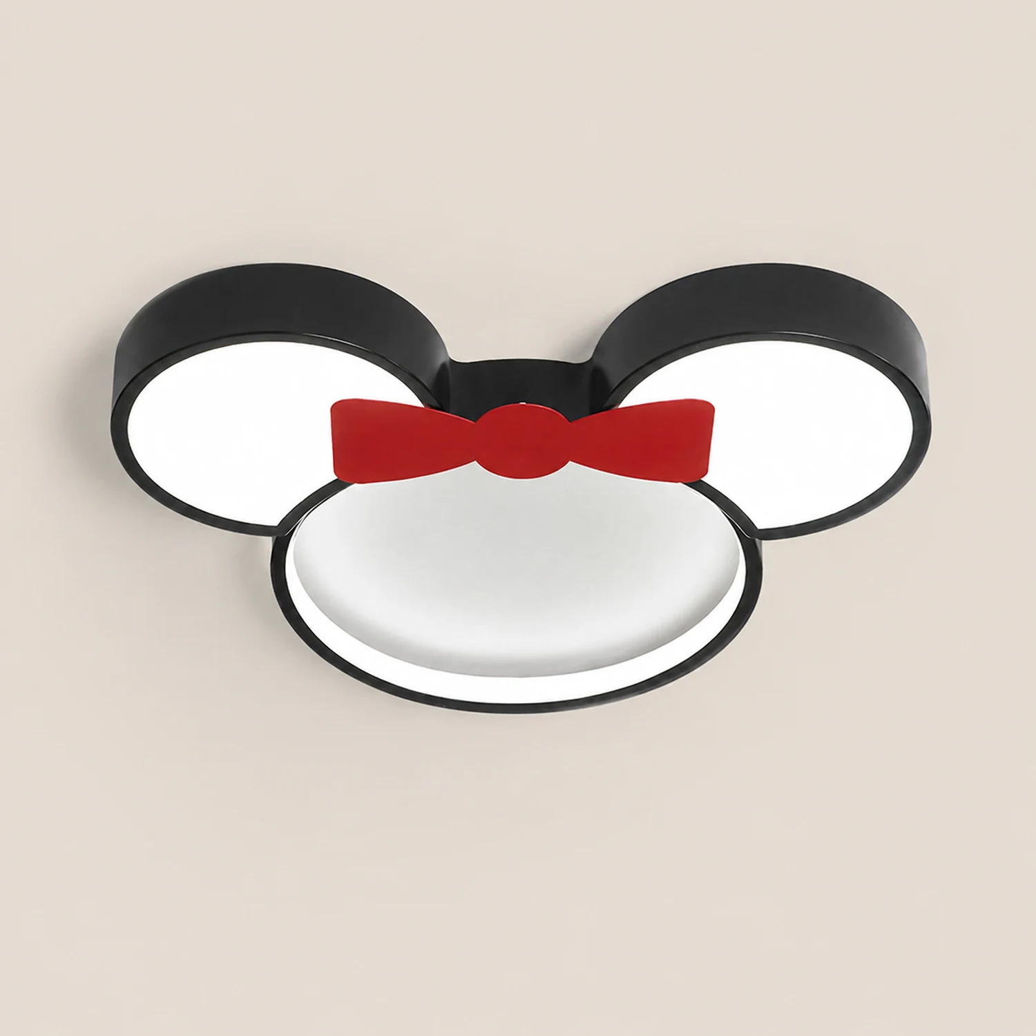 Freja Cartoon Mouse Flush Mount Ceiling Light, 2 Style - Lumpaz
