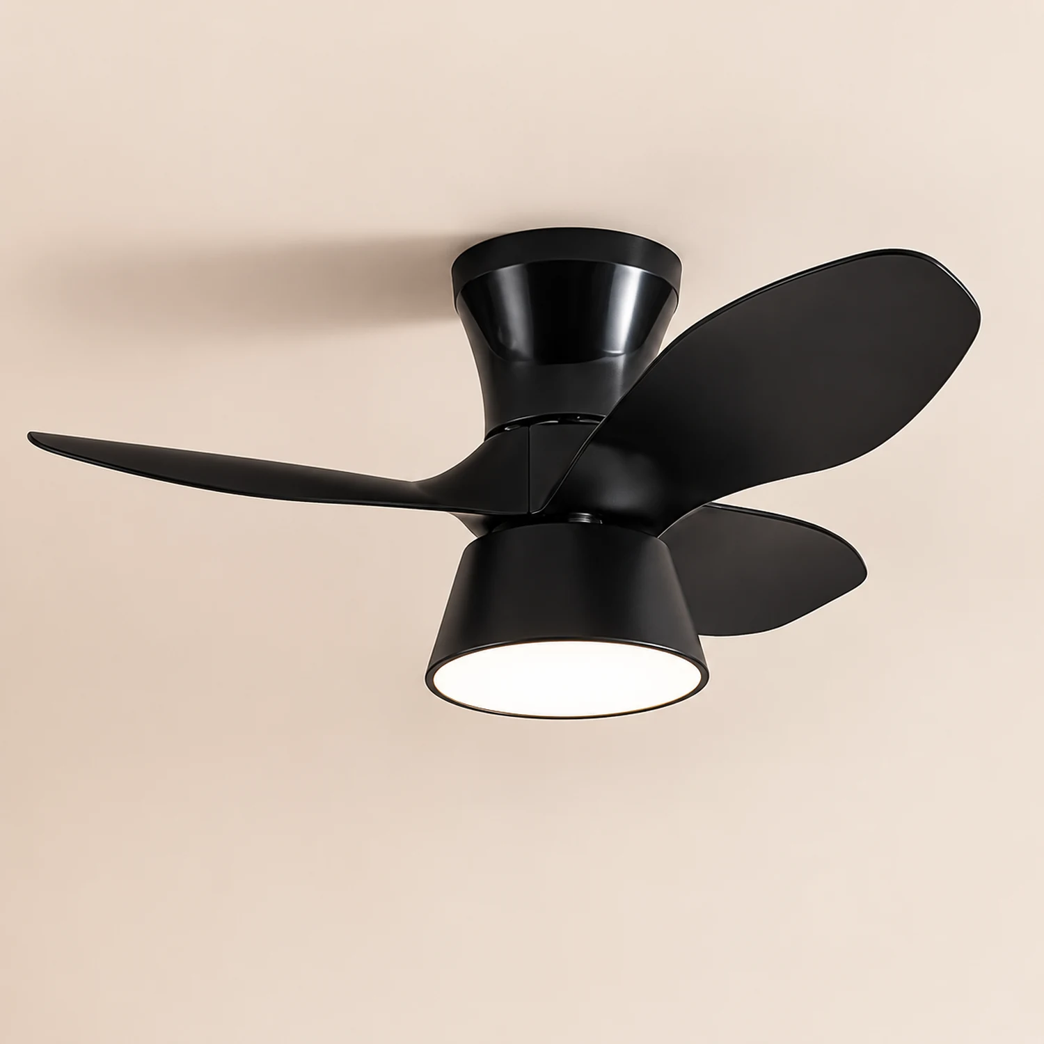 Walters Ceiling Fan with Light, 3 Color, 31.5" - Lumpaz