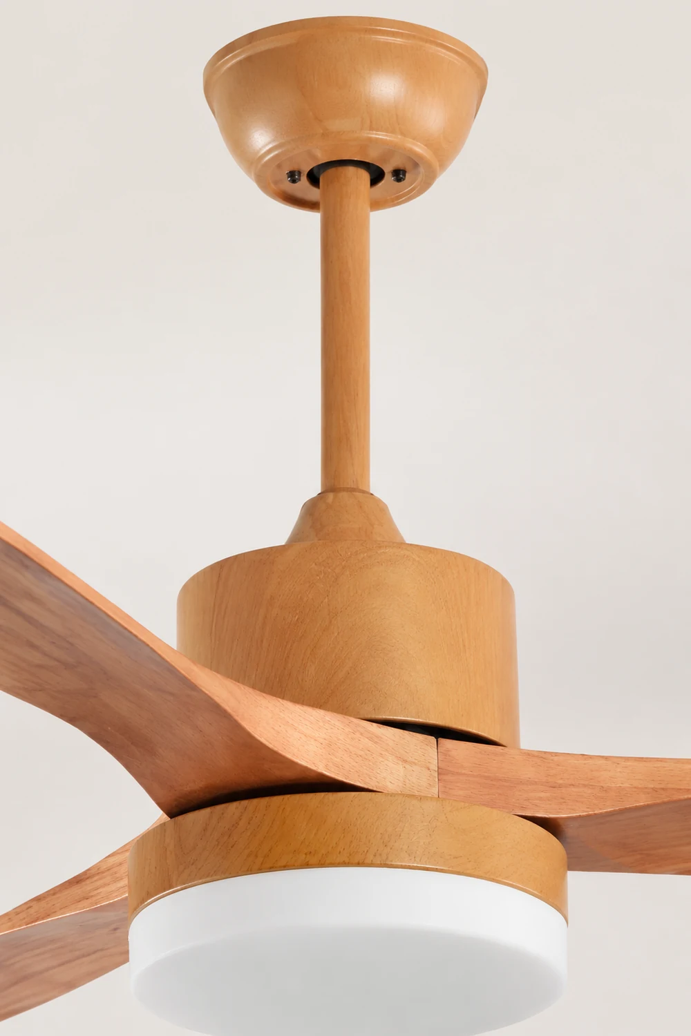 Ozawa Wooden Ceiling Fan Light, DIA 52'' - Lumpaz