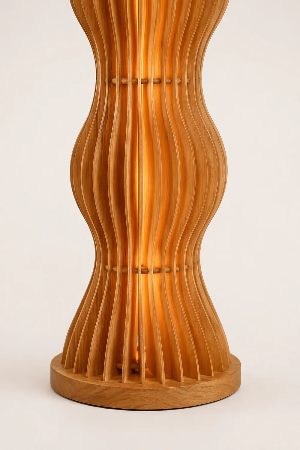 Ozawa Floor Lamp Unique Modern, Wooden Creative - Lumpaz