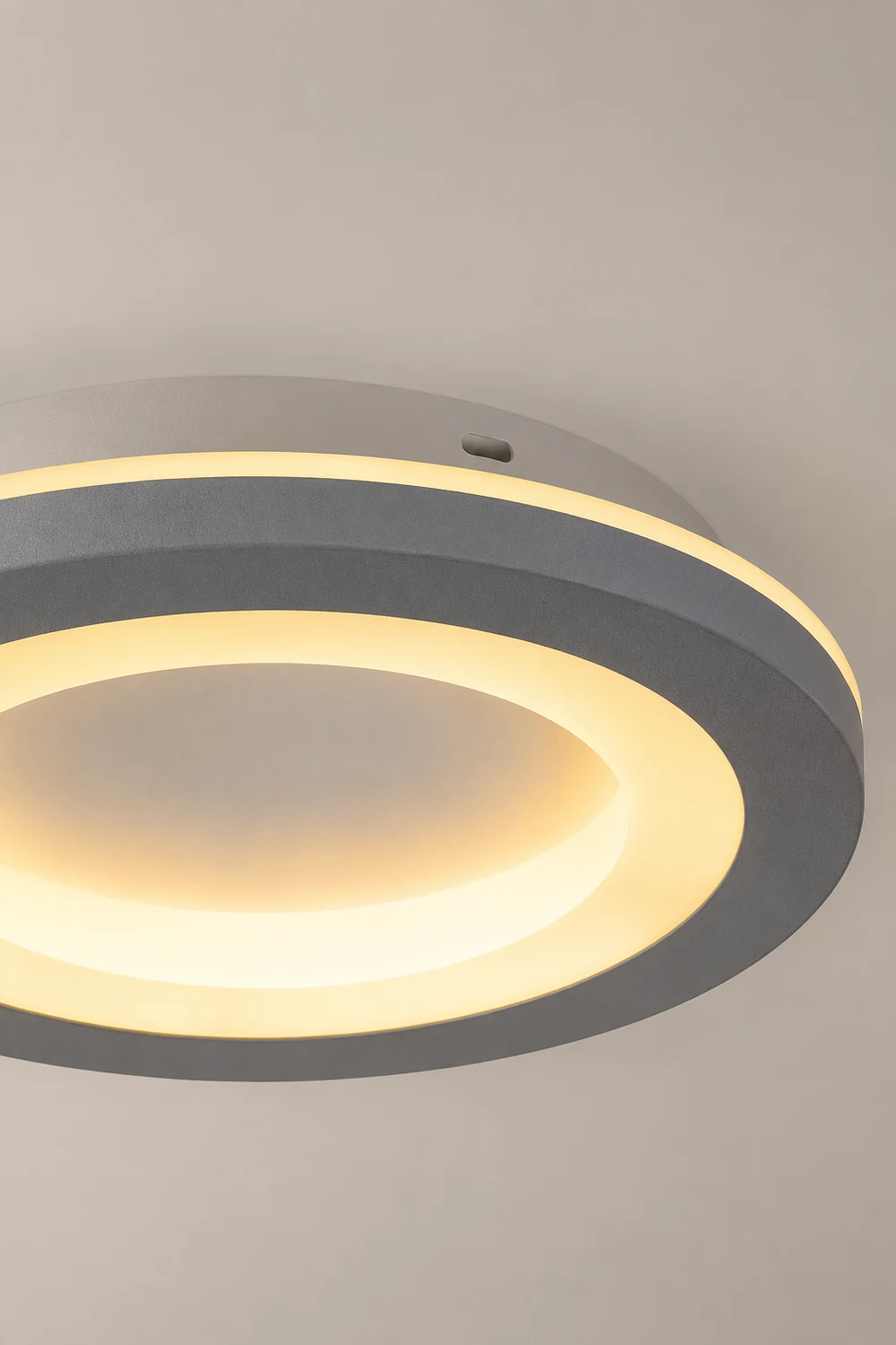 Quinn Modern Flower Metal Flush Mount Ceiling Light, Gray - Lumpaz