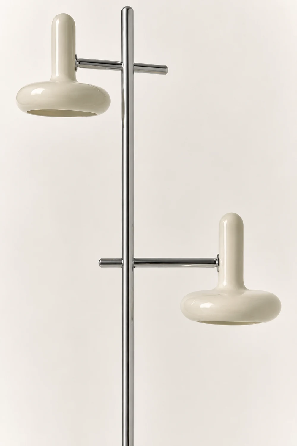 Carins Modern Nordic Minimalist Metal Rotable Floor Lamp, White - Lumpaz