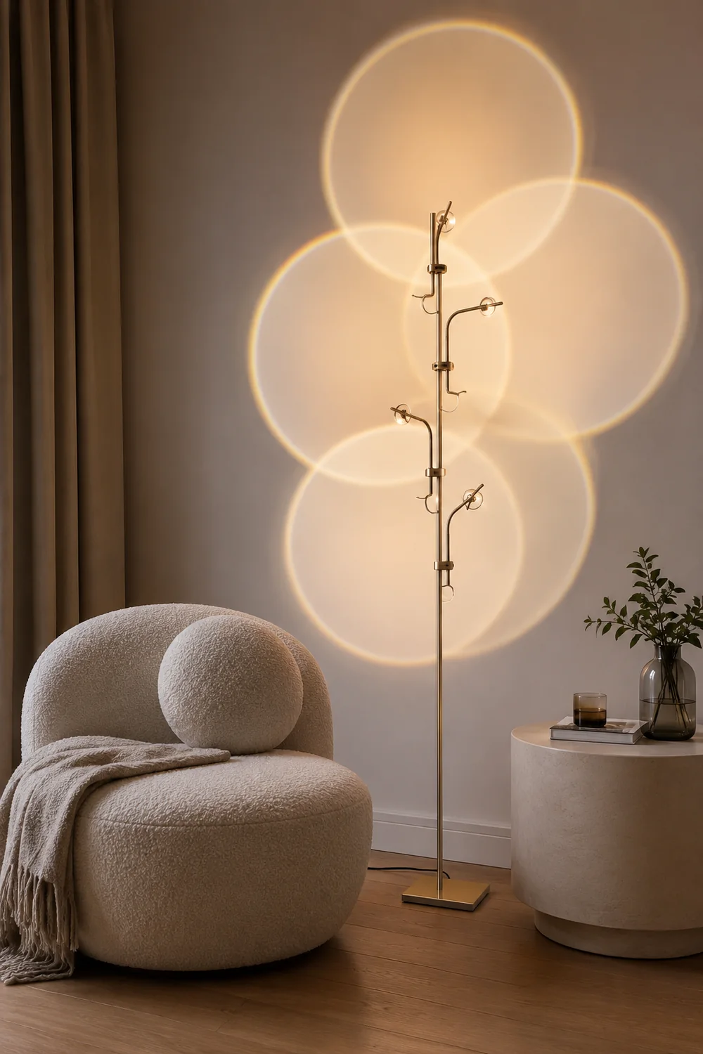 Salgado Modern Floor Lamp Sunset Projector Living Room - Lumpaz