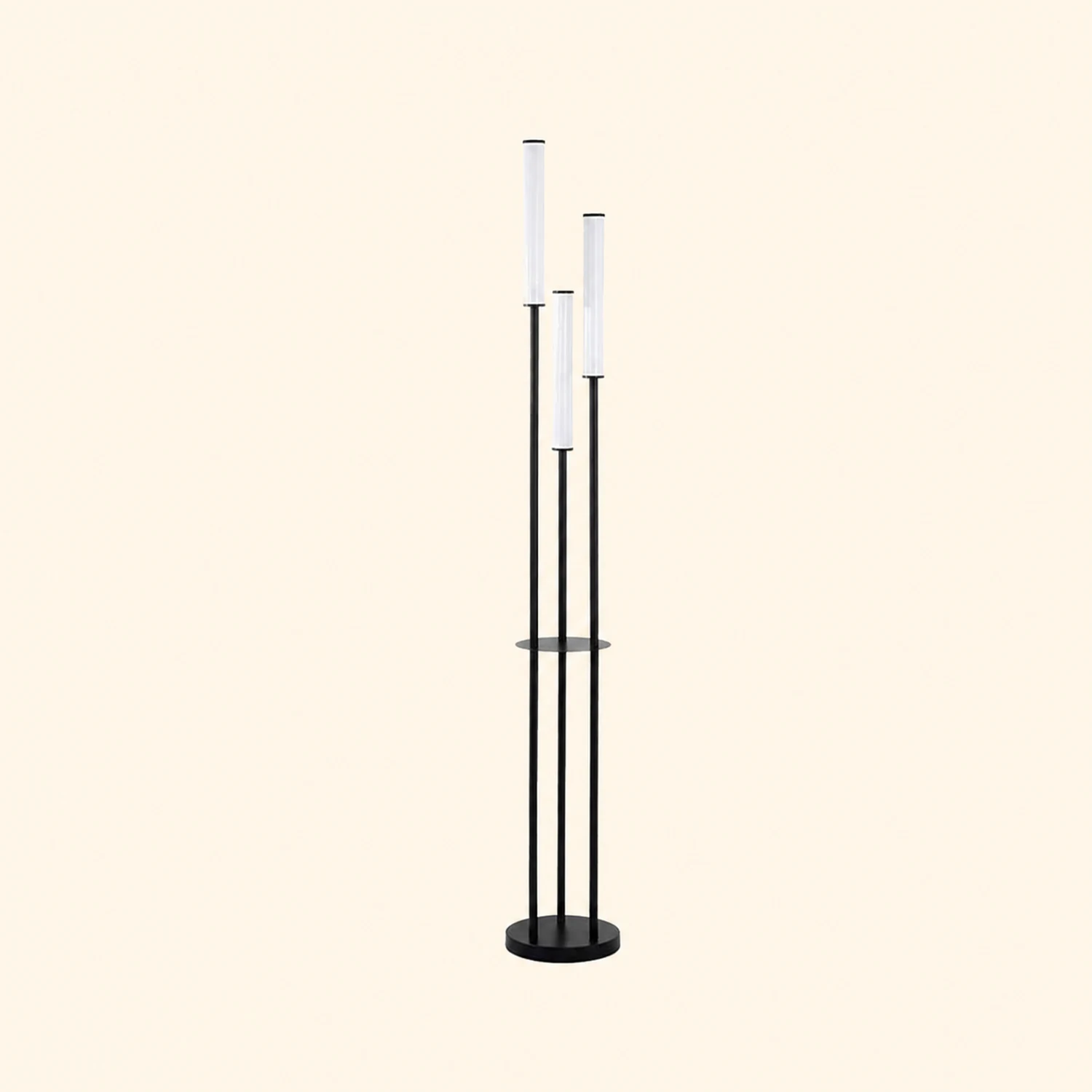Eryn Modern 3 head Black Metal Arcylic Floor Lamp - Lumpaz