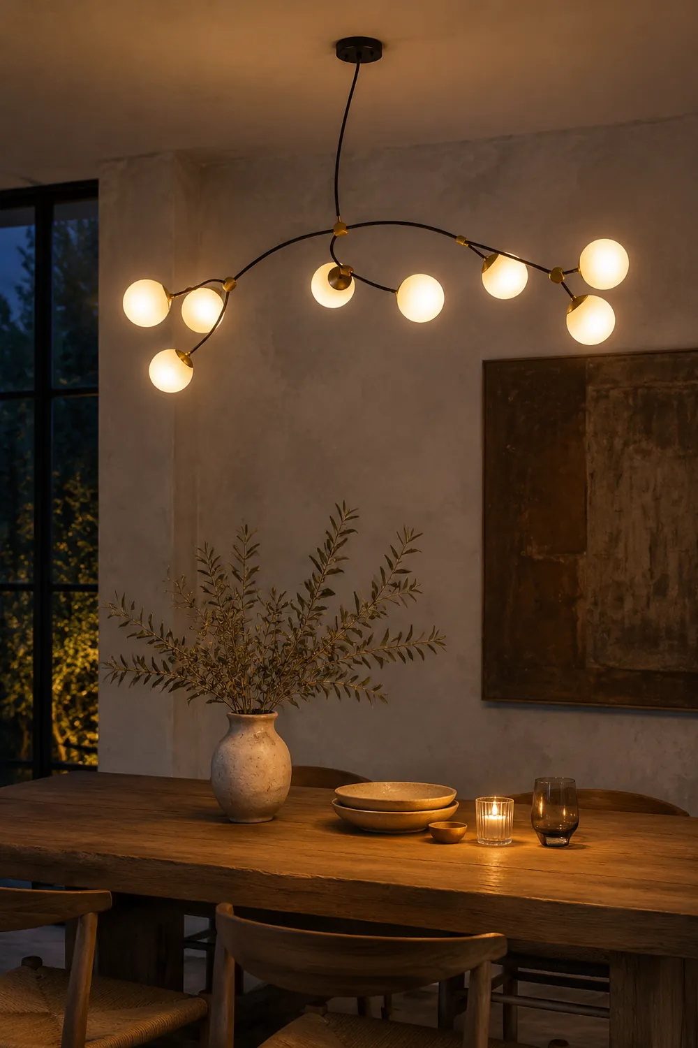 Valentina Minimalist Elegant Unique Branch Chandeliers, Living Room - Lumpaz