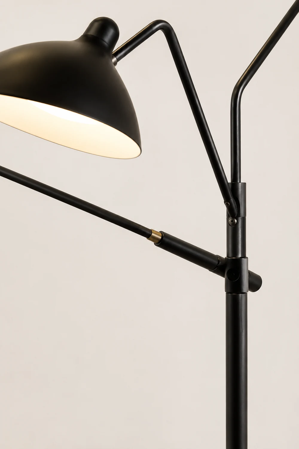 Schmitt Industrial Floor Lamp, 1/3 Heads - Lumpaz