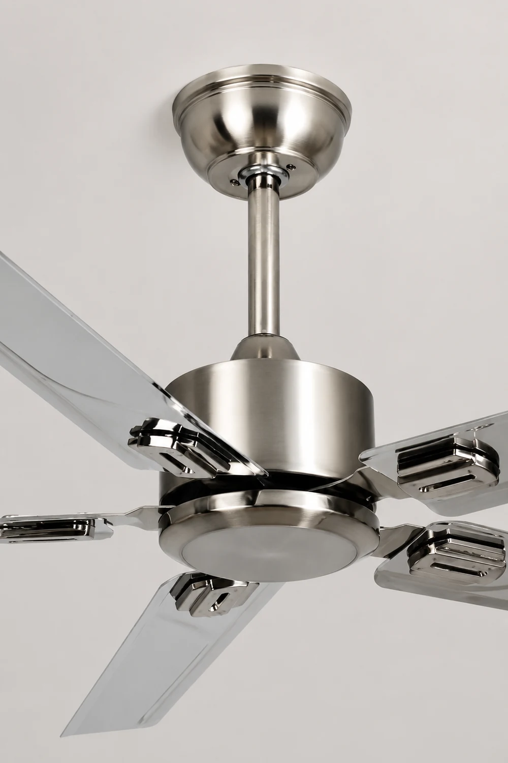 Alessio 5-Blade Industrial Metal DC Ceiling Fan, Summer, 52'' - Lumpaz