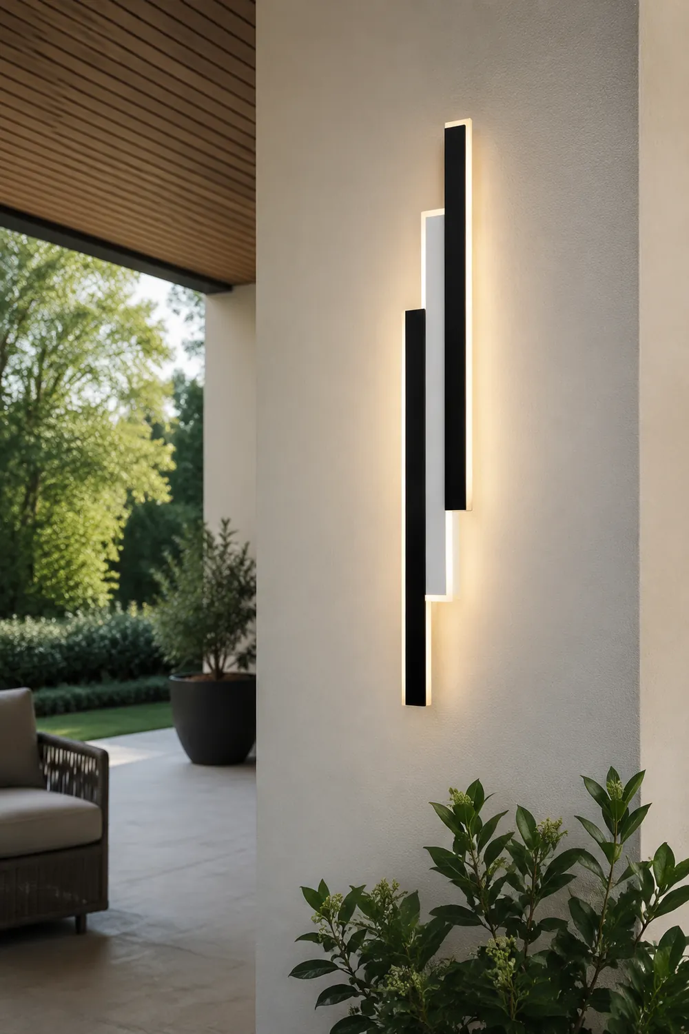 Long Strip LED Modern Outdoor Wall Sconce Lighting - Lumpaz