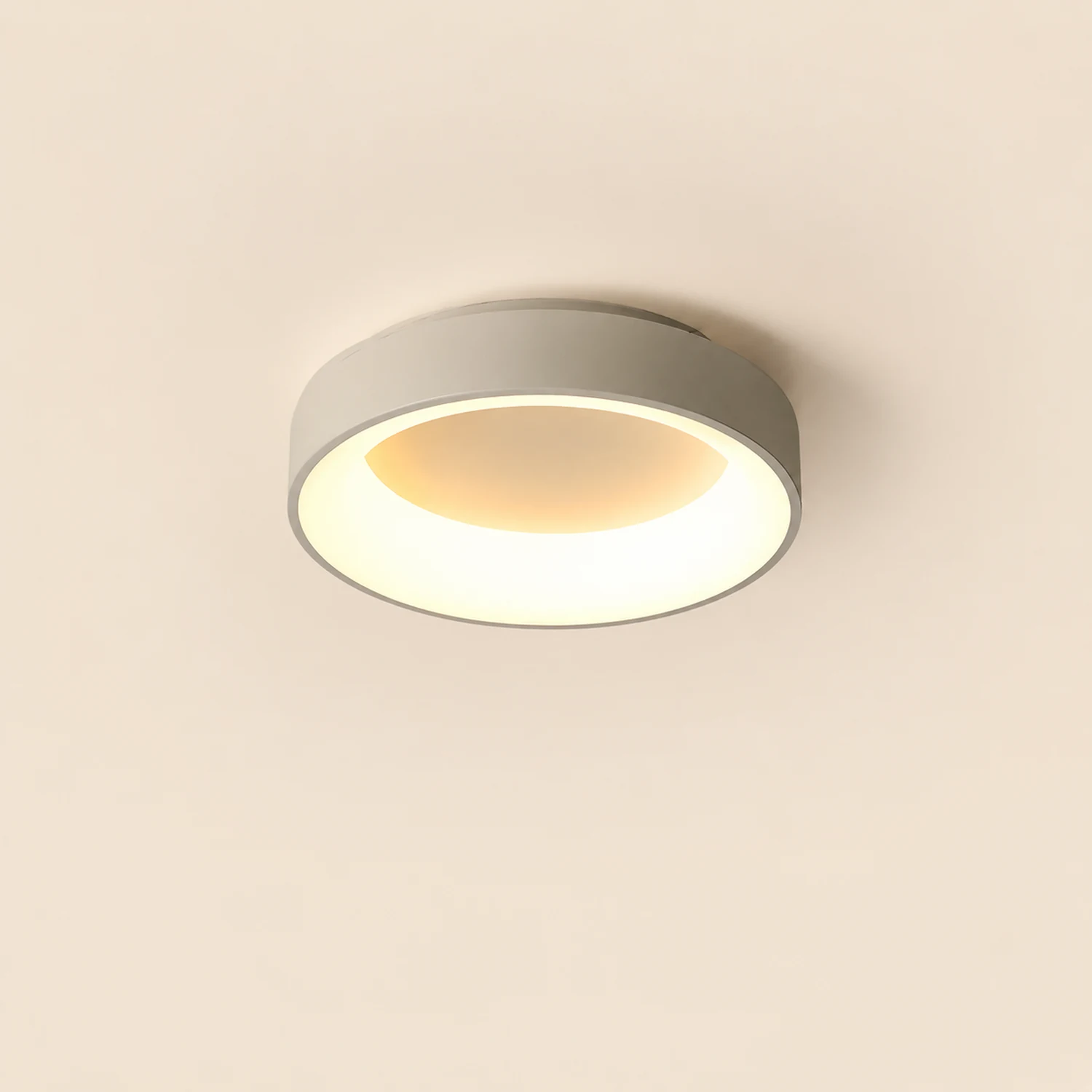 Quinn Modern Flush Mount Ceiling Light, LED, Bedroom/Dining Room - Lumpaz