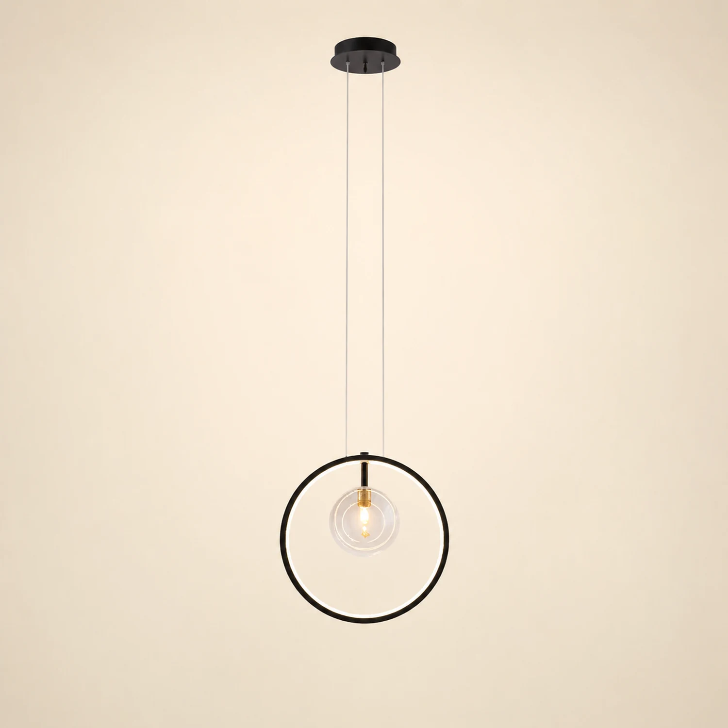 Nordic Glass Bubbles LED Modern Pendant Light For Dining Room - Lumpaz