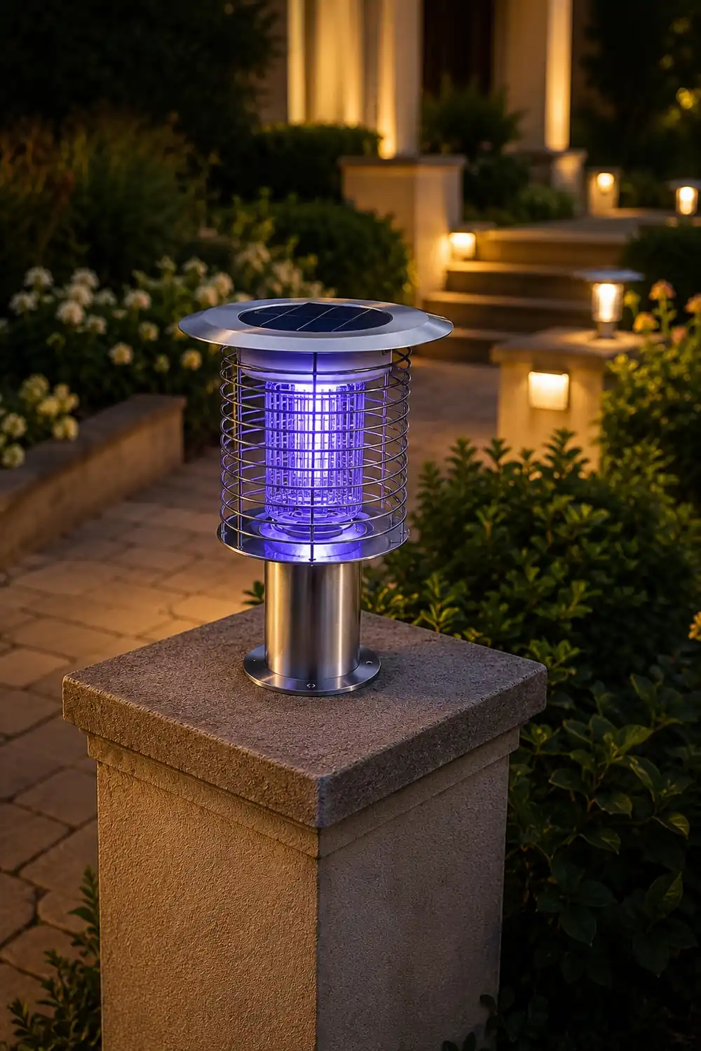 Waterproof USB Solar Bug Zapper Mosquito Killer Lamp Garden Lights复制 - Lumpaz