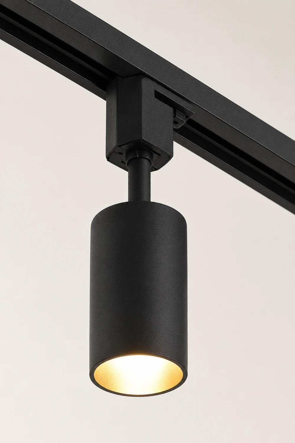 Freja Modern LED Metal Track Spotlight Black/White Living Room - Lumpaz