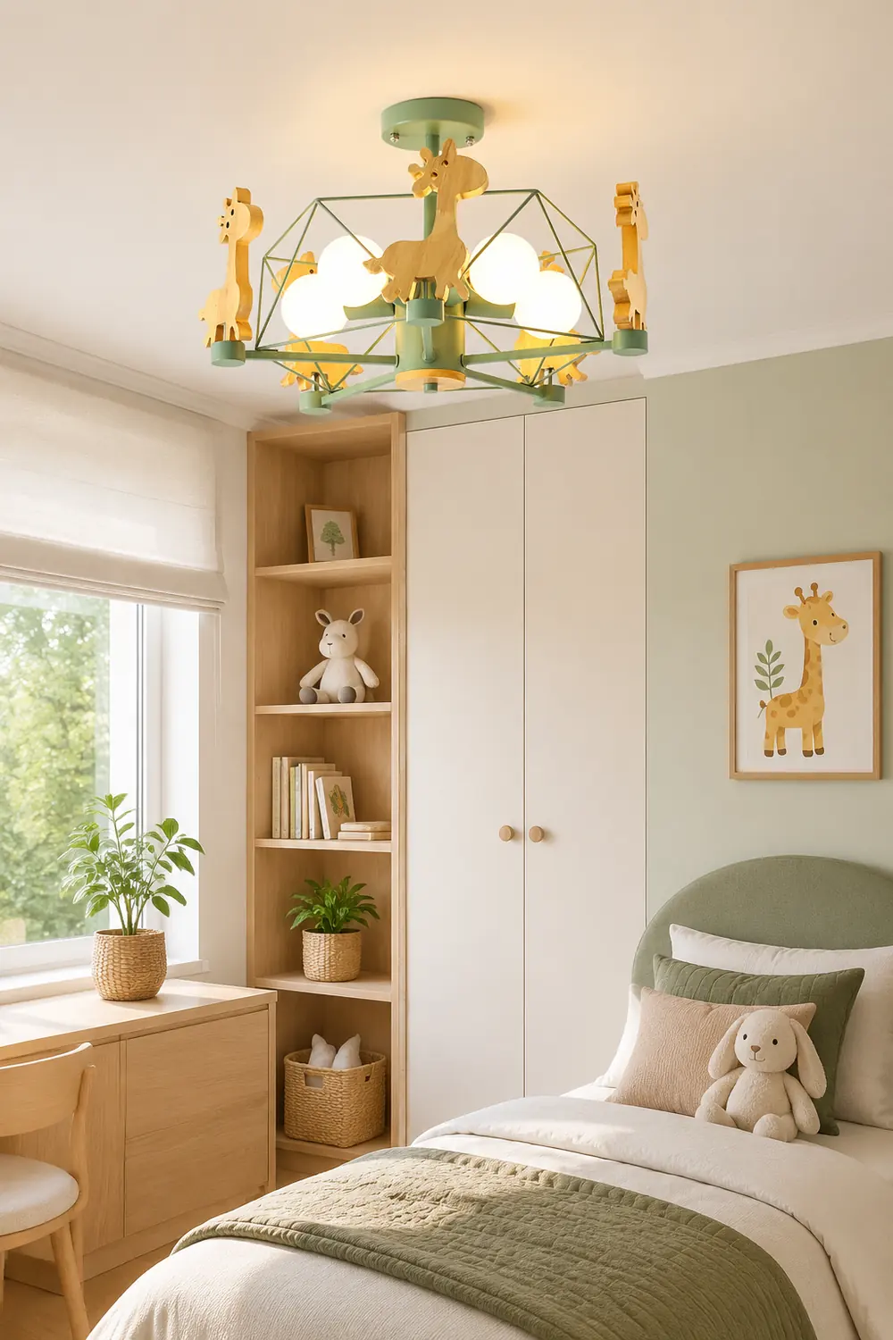 Minori Giraffes LED Flush Mount Ceiling Light - Lumpaz