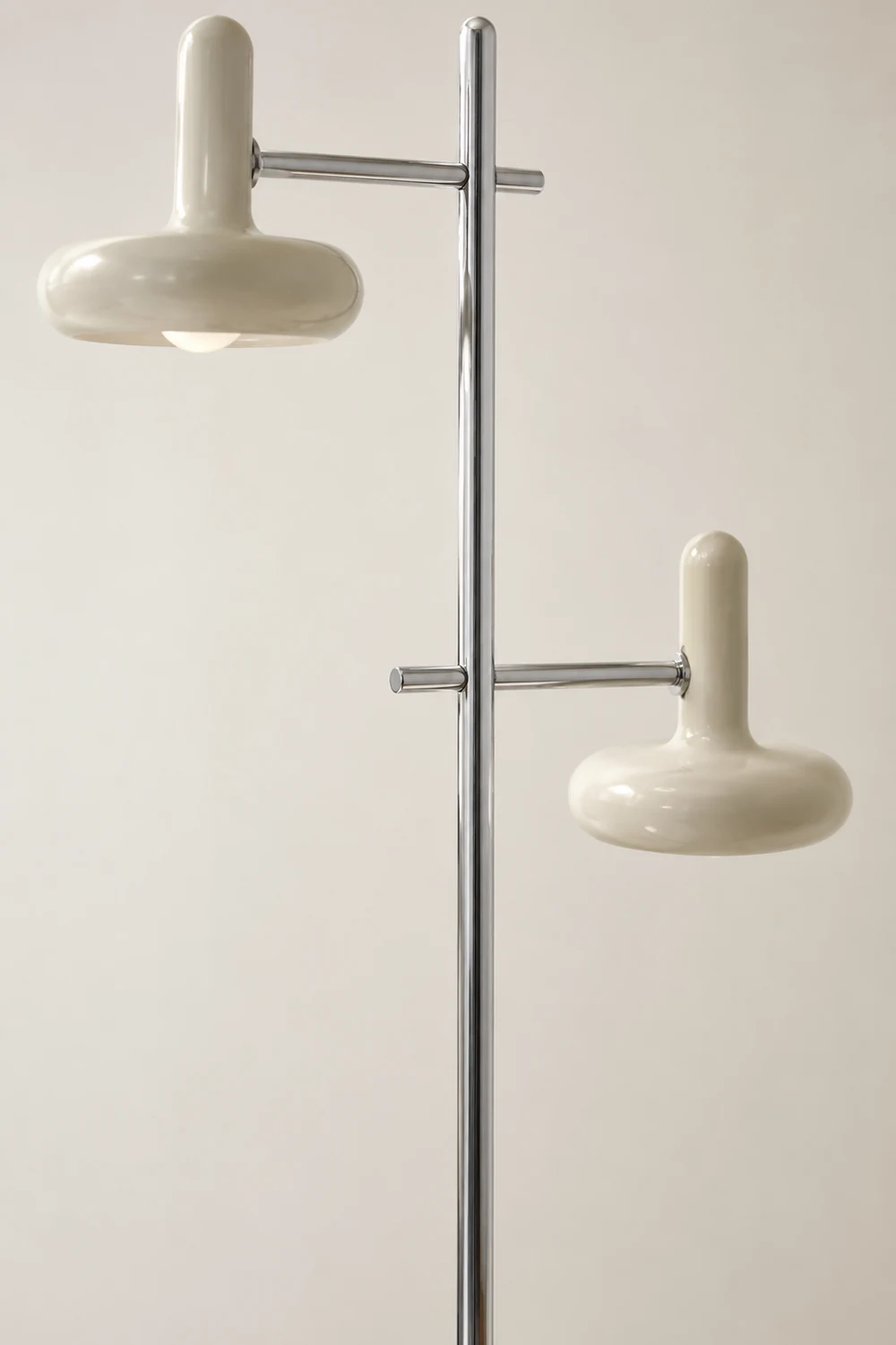 Carins Modern Nordic Minimalist Metal Rotable Floor Lamp, White - Lumpaz