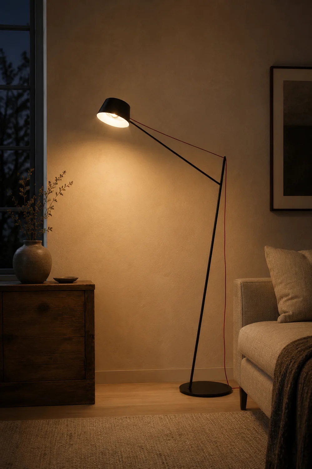 Salgado Modern Arc Linear Metal Floor Lamp, Black复制 - Lumpaz