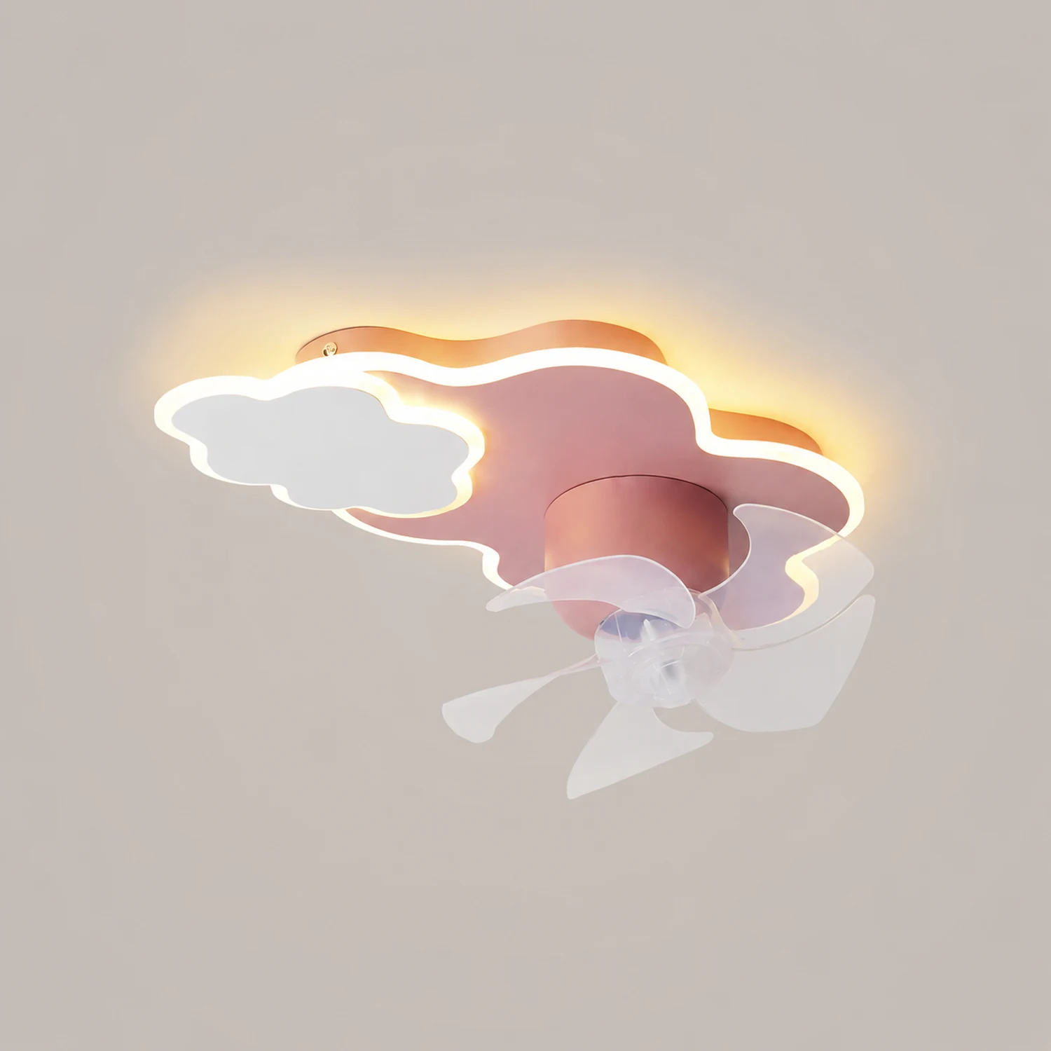 Minori Cloud Ceiling Fan with Light, 3 Color, 23"/21.5'' - Lumpaz
