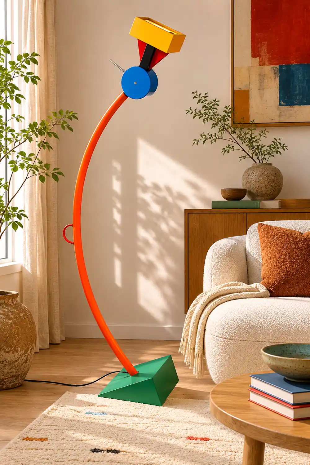 Morandi Colorful Lego Style Floor Lamp, Metal, Living Room - Lumpaz