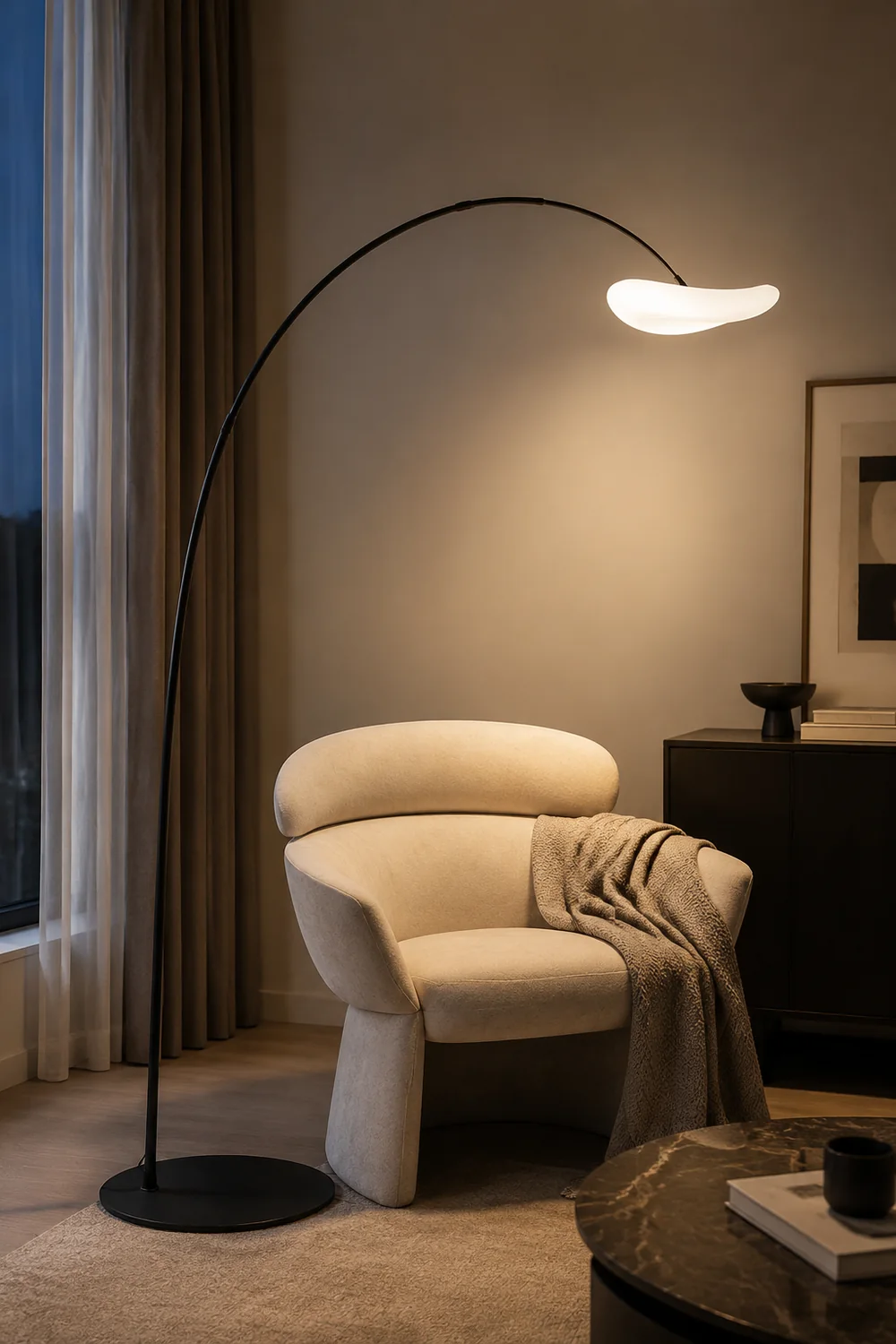 Minori Metal Floor Lamp Living Room/Bedroom Metal Living Room - Lumpaz