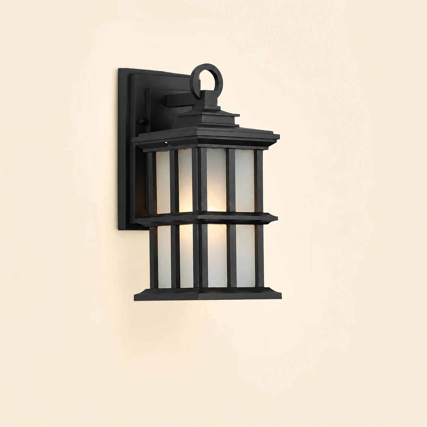 Outdoor Waterproof Aluminum Black European Style Exterior Wall Lights - Lumpaz