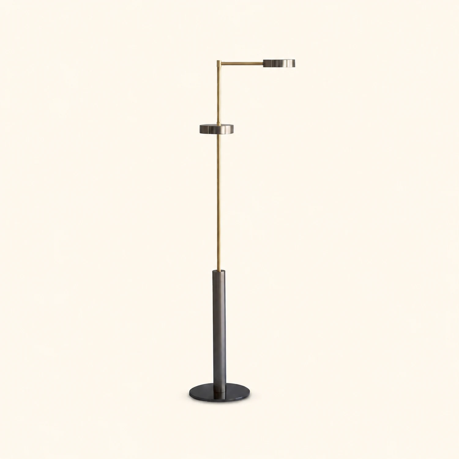 Salgado Modern Minimalist Metal Projector Floor Lamp, Mate Black - Lumpaz