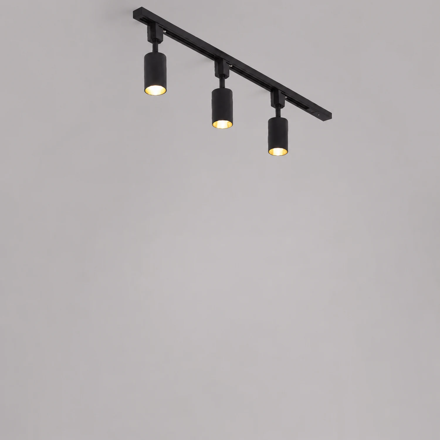 Freja Modern LED Metal Track Spotlight Black/White Living Room - Lumpaz