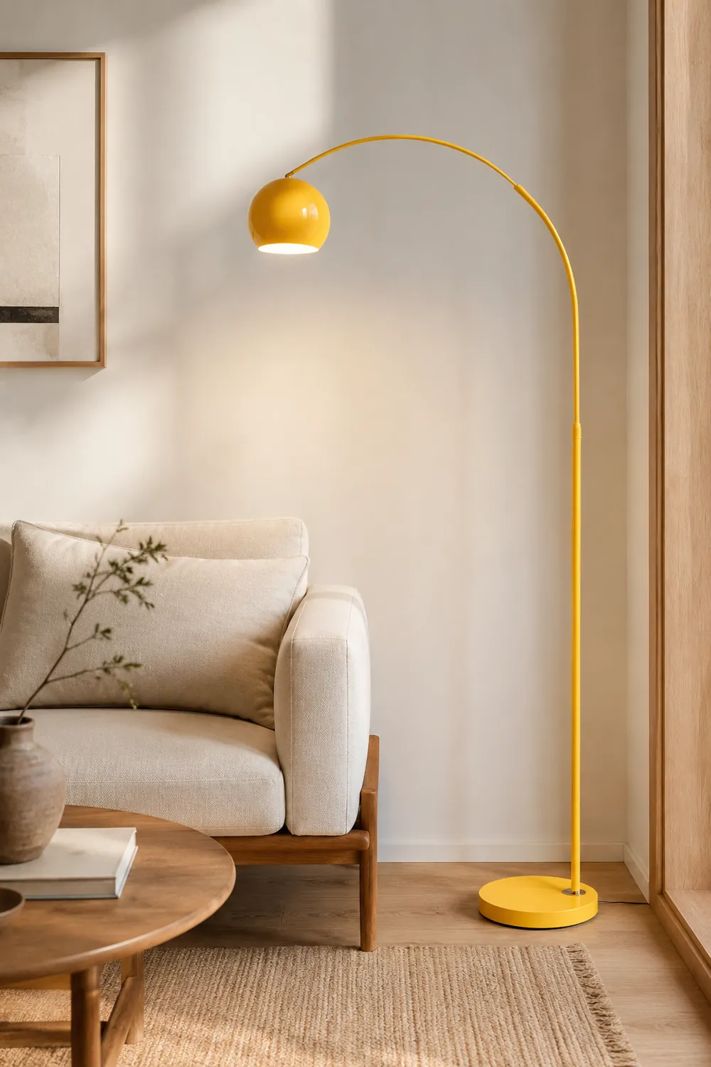Macaron Modern Fishing 1 Light Arc Floor Lamp Metal - Lumpaz