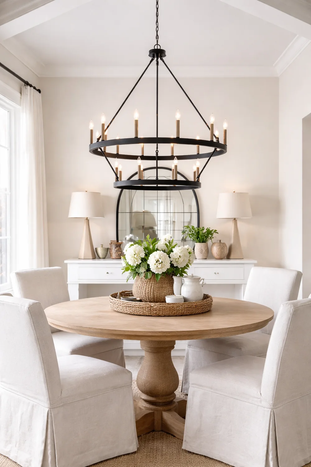 Silva Modern Industrial LED Chandelier Black Metal  Living Room - Lumpaz