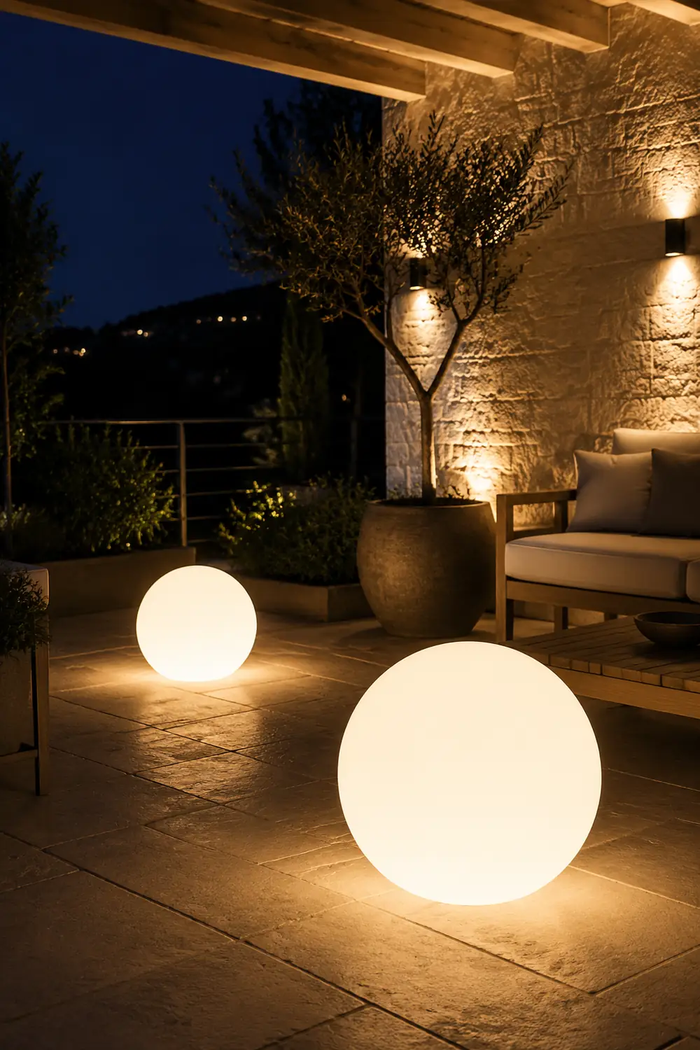 Elif Outdoor Unique Waterproof RGB Floor Lamp 16 Colors - Lumpaz