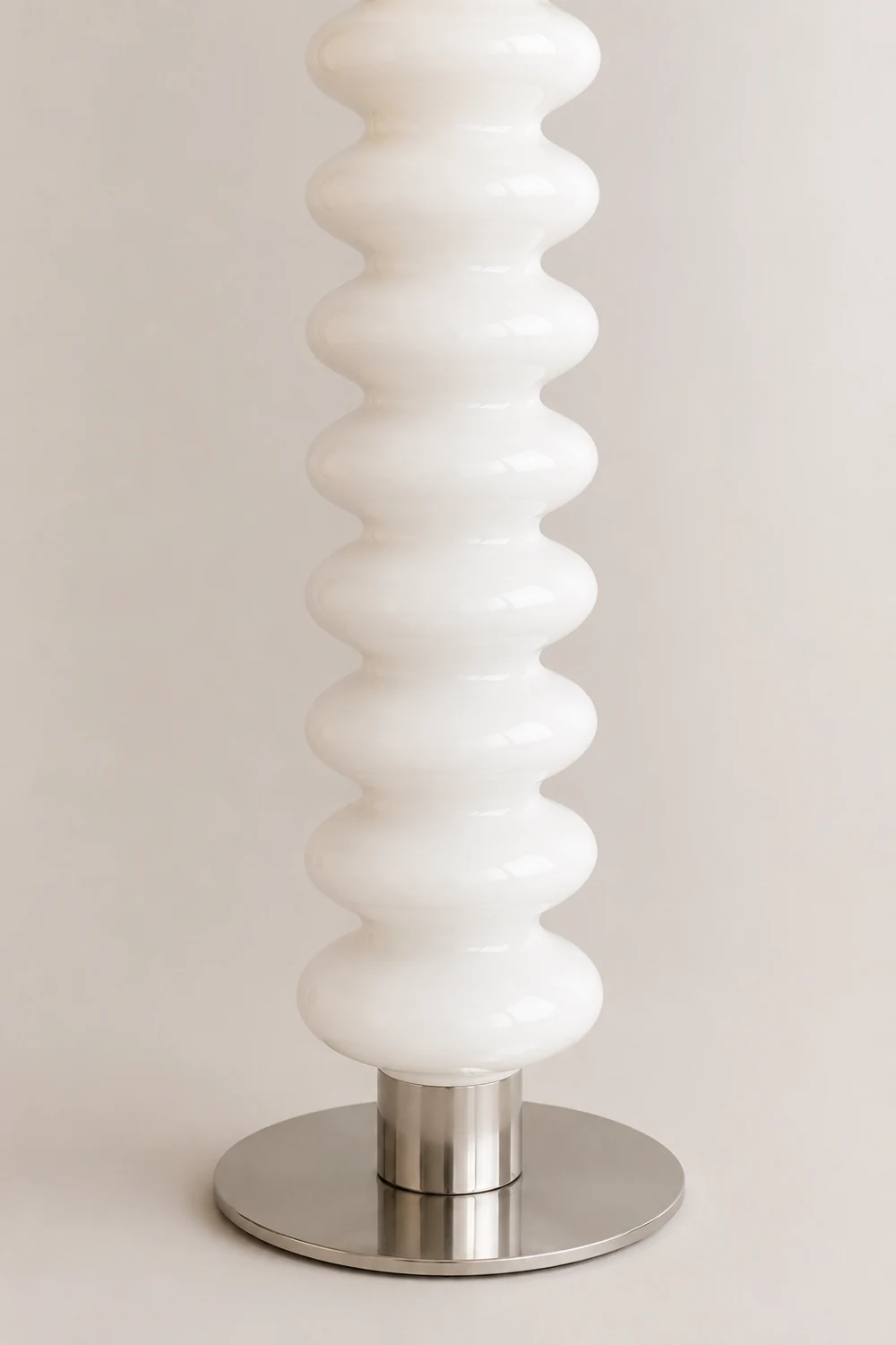 Salgado Modern Candy Metal /Glass Floor Lamp White Living Room - Lumpaz