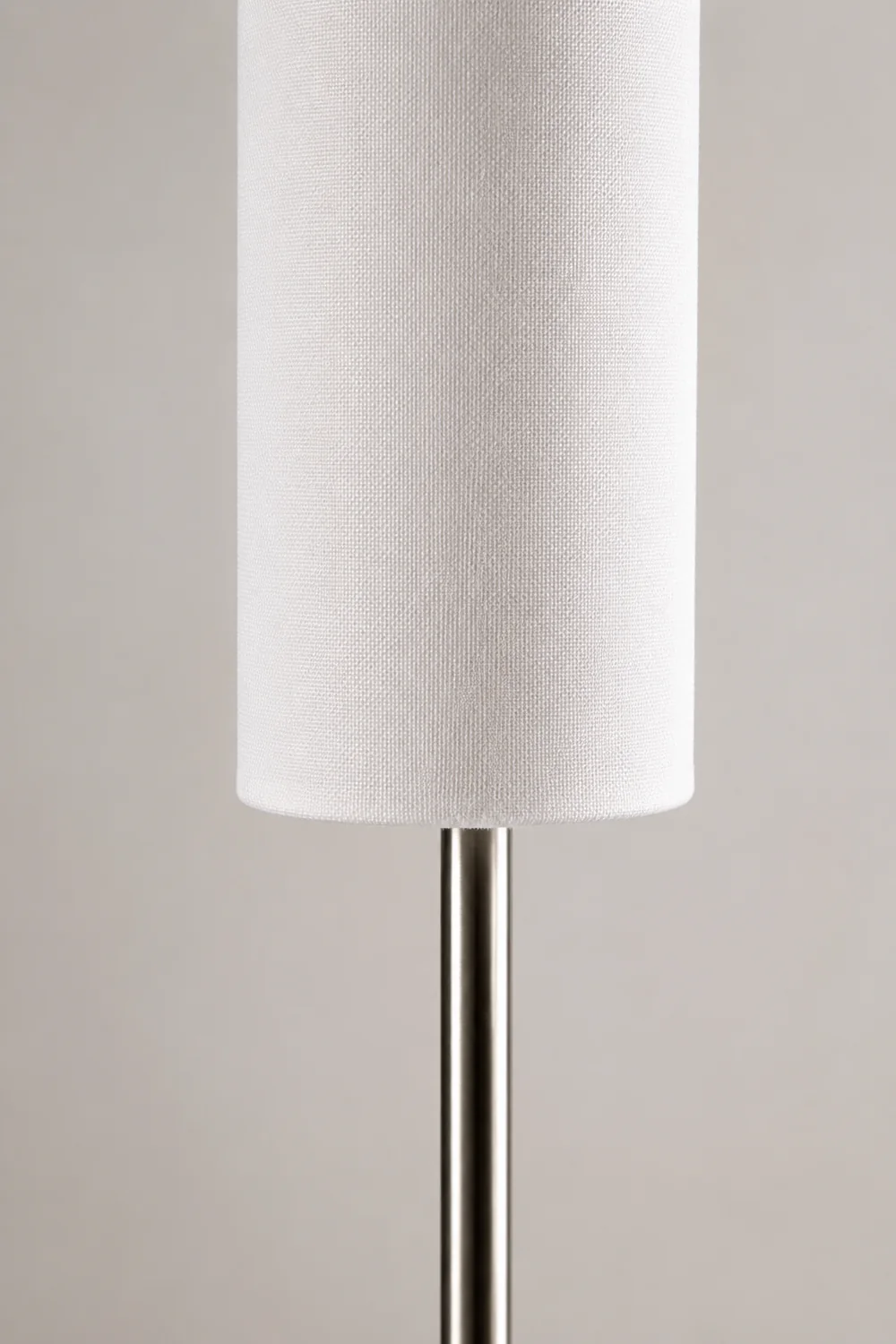 Renée Modern Cylinder Fabric Metal Floor Lamp, White/Red/Brown/Coffee - Lumpaz