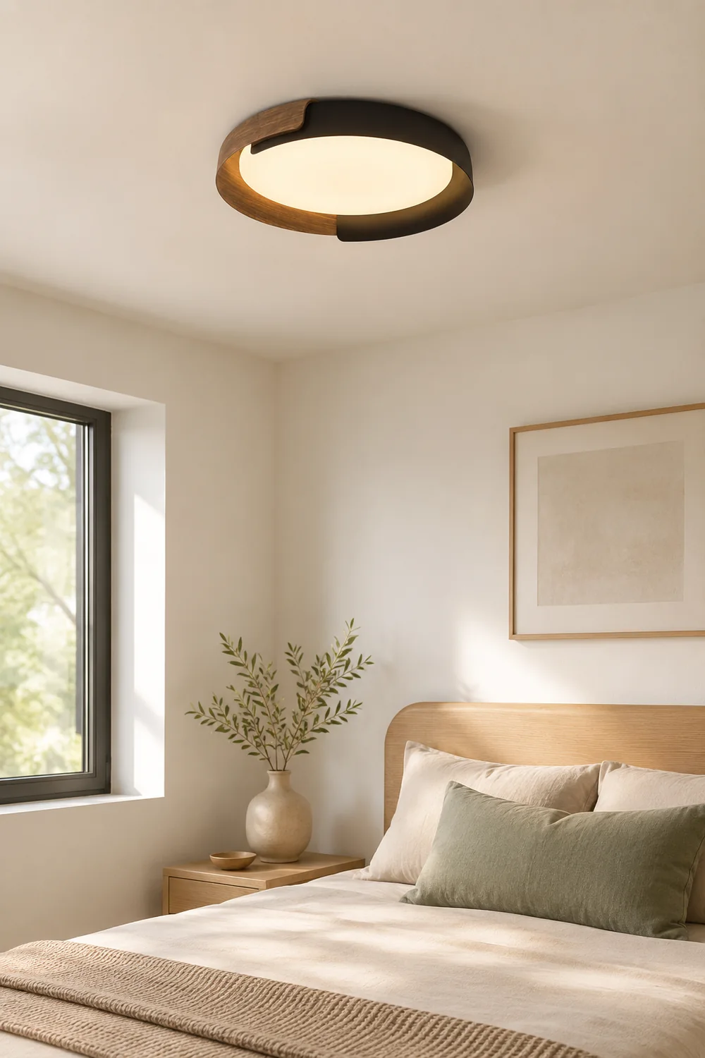 Quinn Flush Mount Ceiling Light, 4 Color - Lumpaz