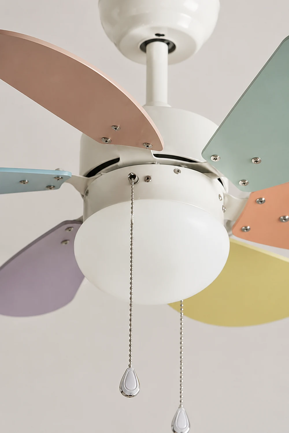 Morandi Colorful 5-Blade Ceiling Fan Light, DIA42.13'' - Lumpaz