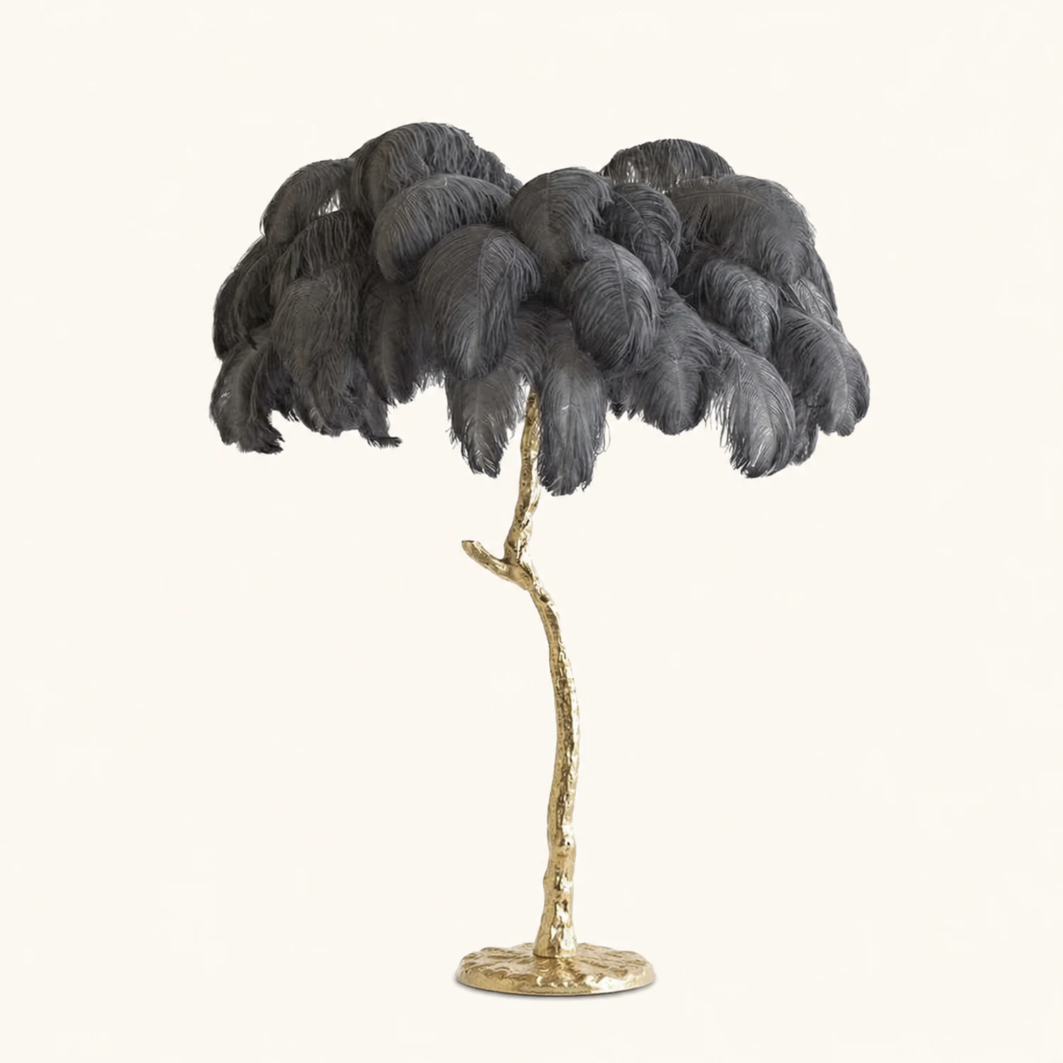 O'Moore Nordic Luxury Unique Ostrich Feather Floor Lamp/Table Lamp - Lumpaz