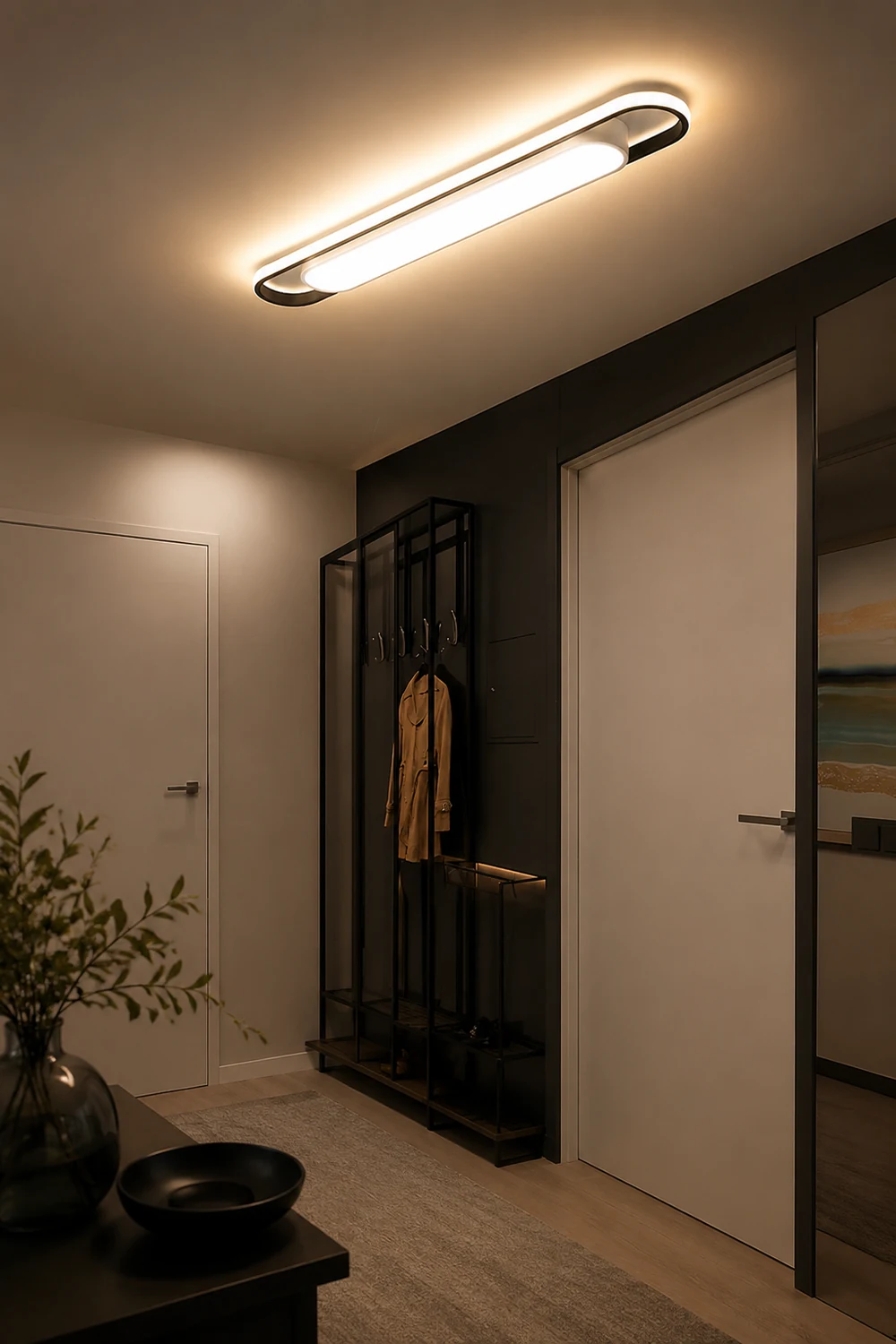 Quinn Modern Dou-Layer Flush Mount LED Ceiling Light - Lumpaz