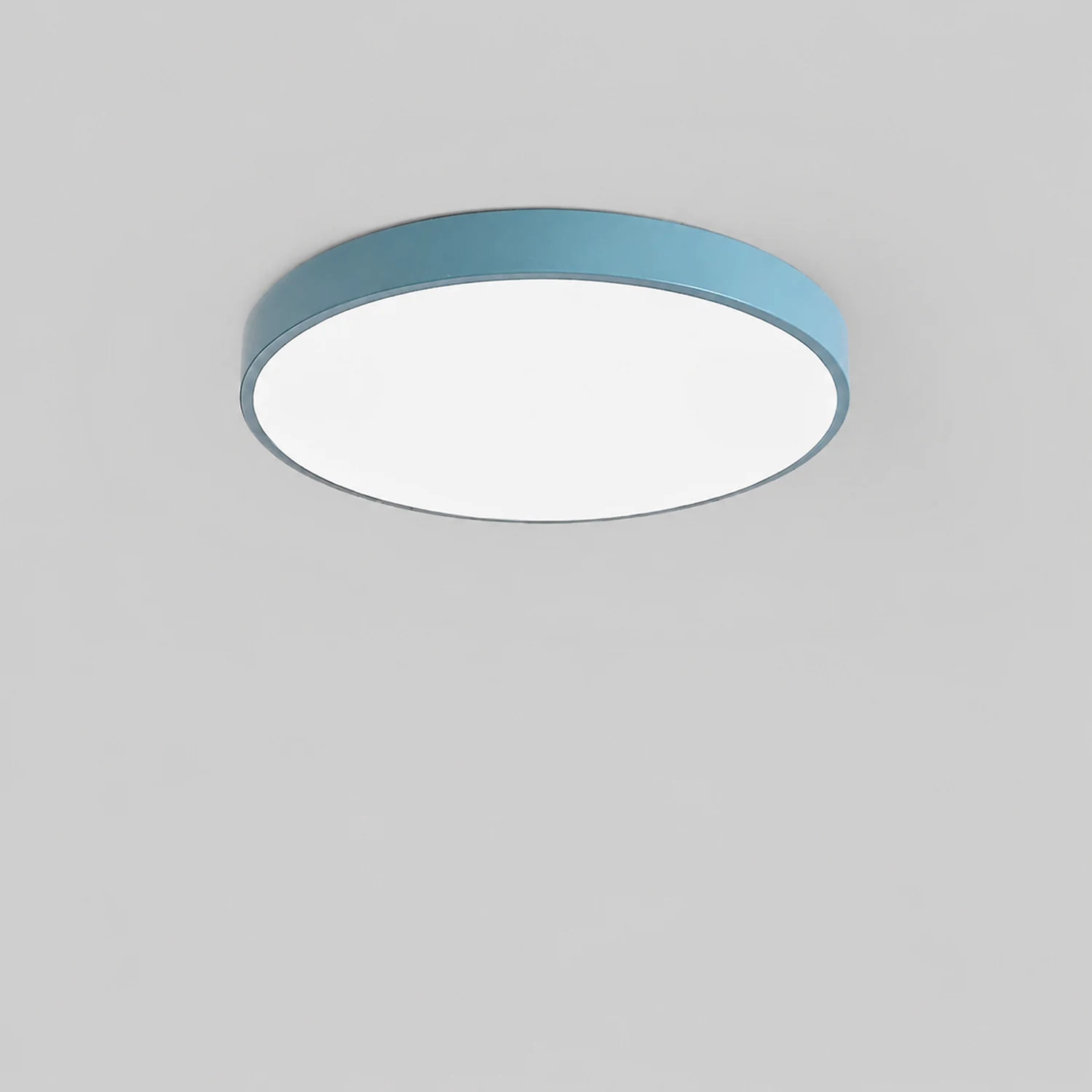 Morandi Ceiling Light Round Flush Mount Yellow/Blue/Green/Pink/Gray Bedroom - Lumpaz