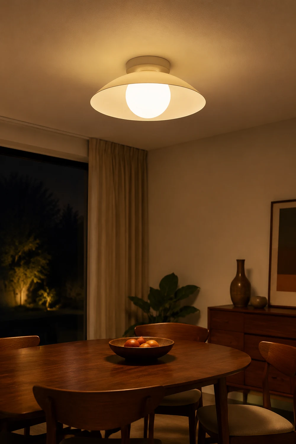 Cairns Modern Creative Flush Mount Ceiling Light Black/Red/Pink/Yellow Bedroom - Lumpaz