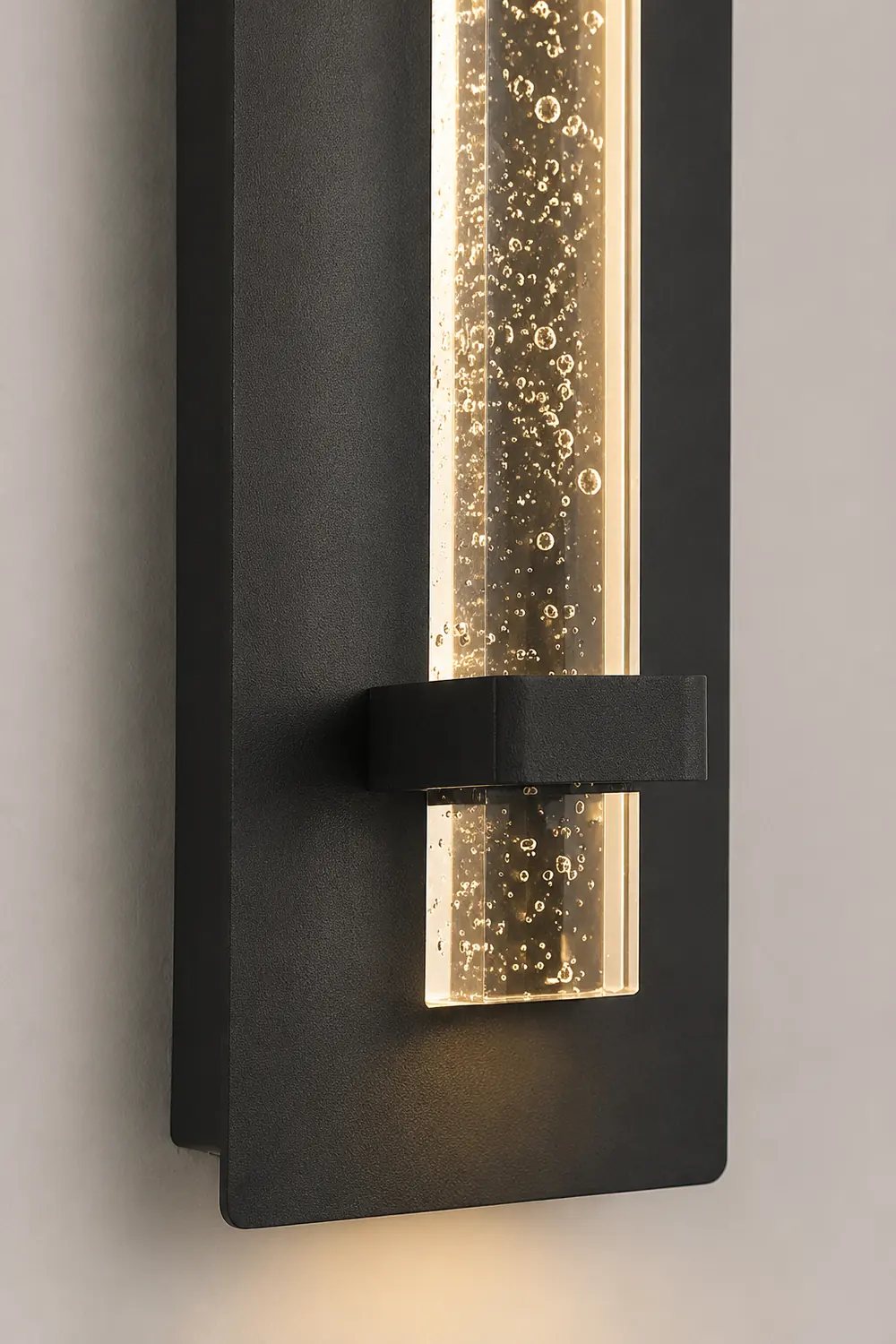 11.8 Inch Waterproof Hardwired Bubbles Glass Outdoor Wall Light - Lumpaz