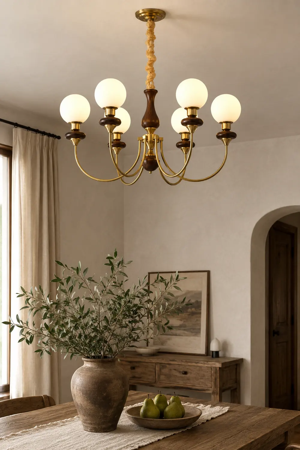 Silva Modern Luxury Decorative LED Chandelier Gold Metal Living Room - Lumpaz