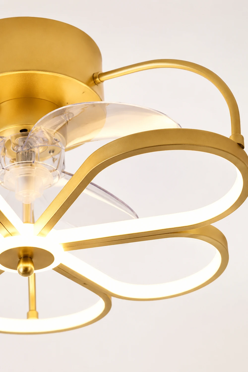Hana Ceiling Fan with Light, 3 Style, 20" - Lumpaz