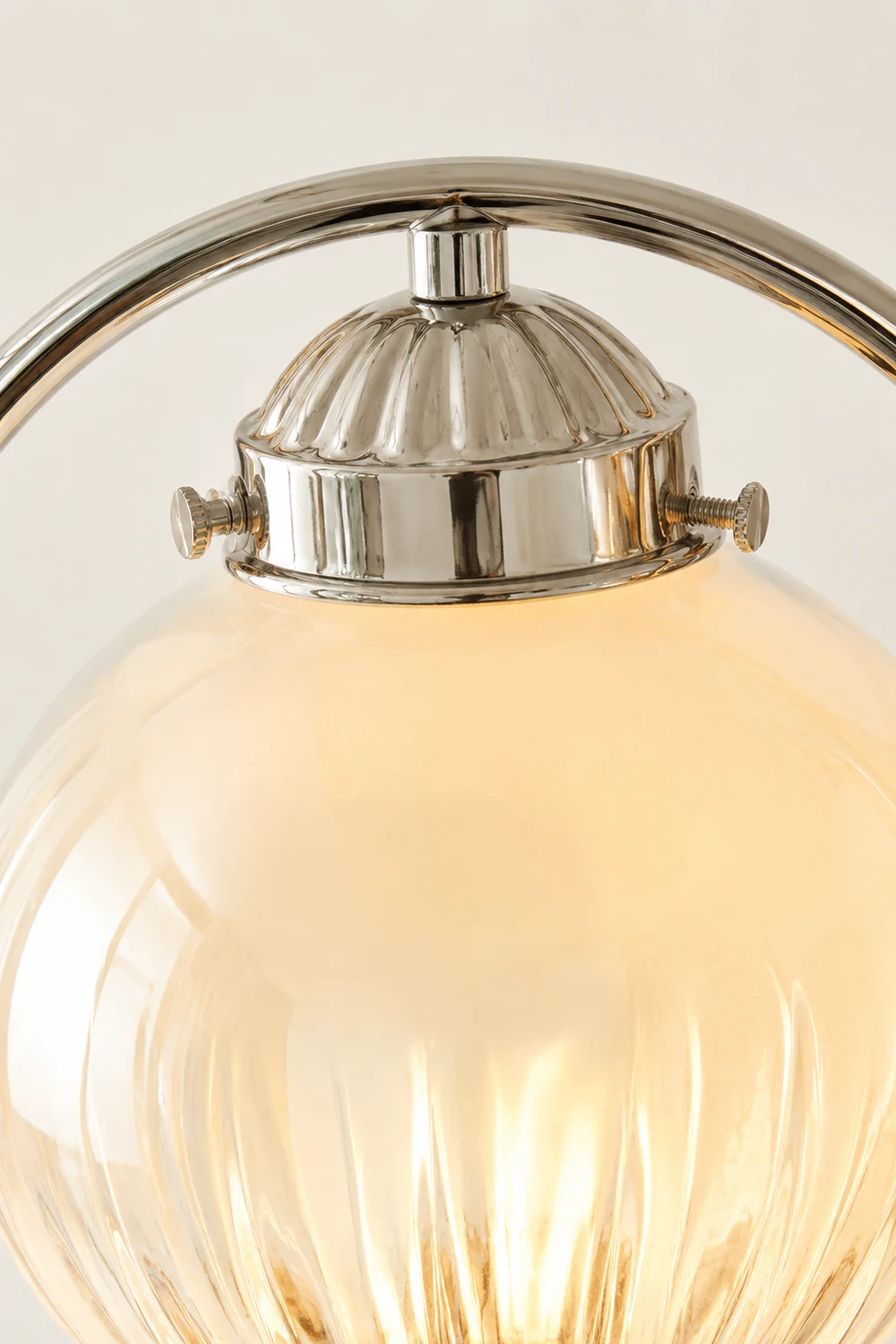 Hailie Pendant Light Gradient Flower Modern, Glass, White, Bedroom - Lumpaz