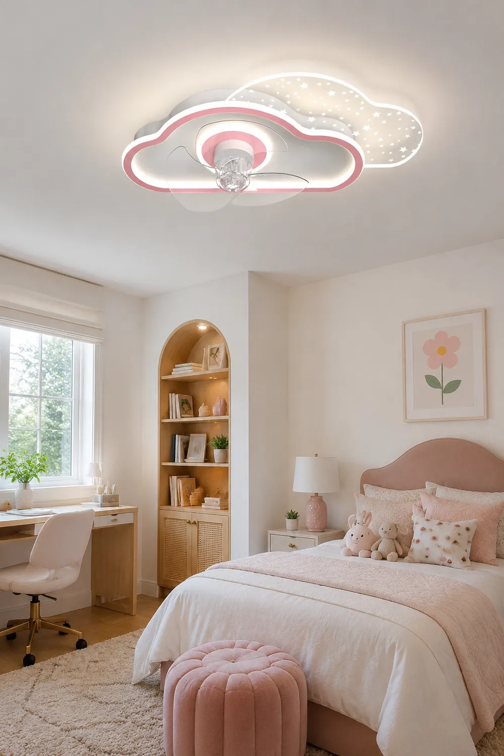 Minori Ceiling Fan with Light, 6 Style, 20"/21"/24" - Lumpaz