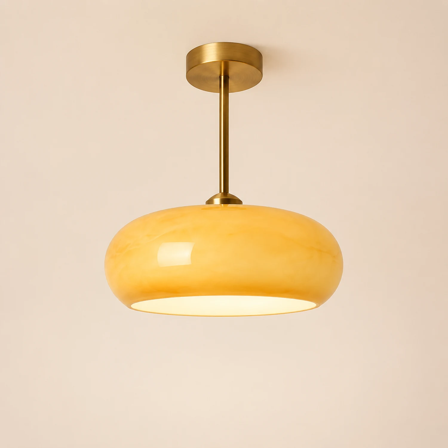 Hailie Modern Designer Round Flush Mount Ceiling Light - Lumpaz