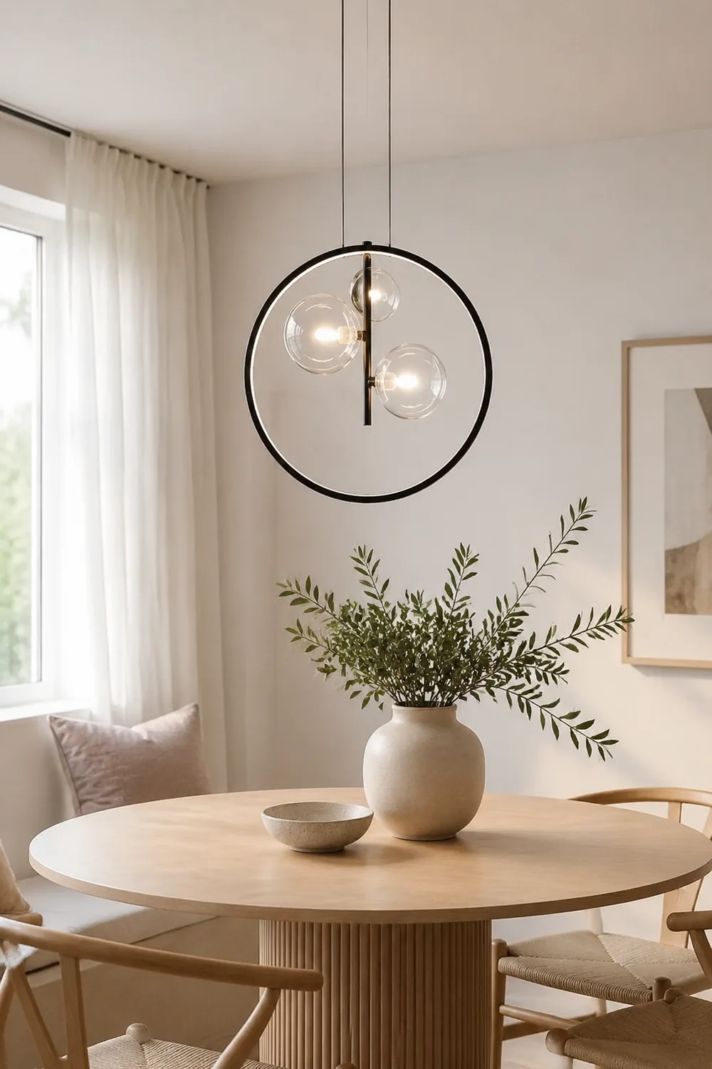 Nordic Glass Bubbles LED Modern Pendant Light For Dining Room - Lumpaz