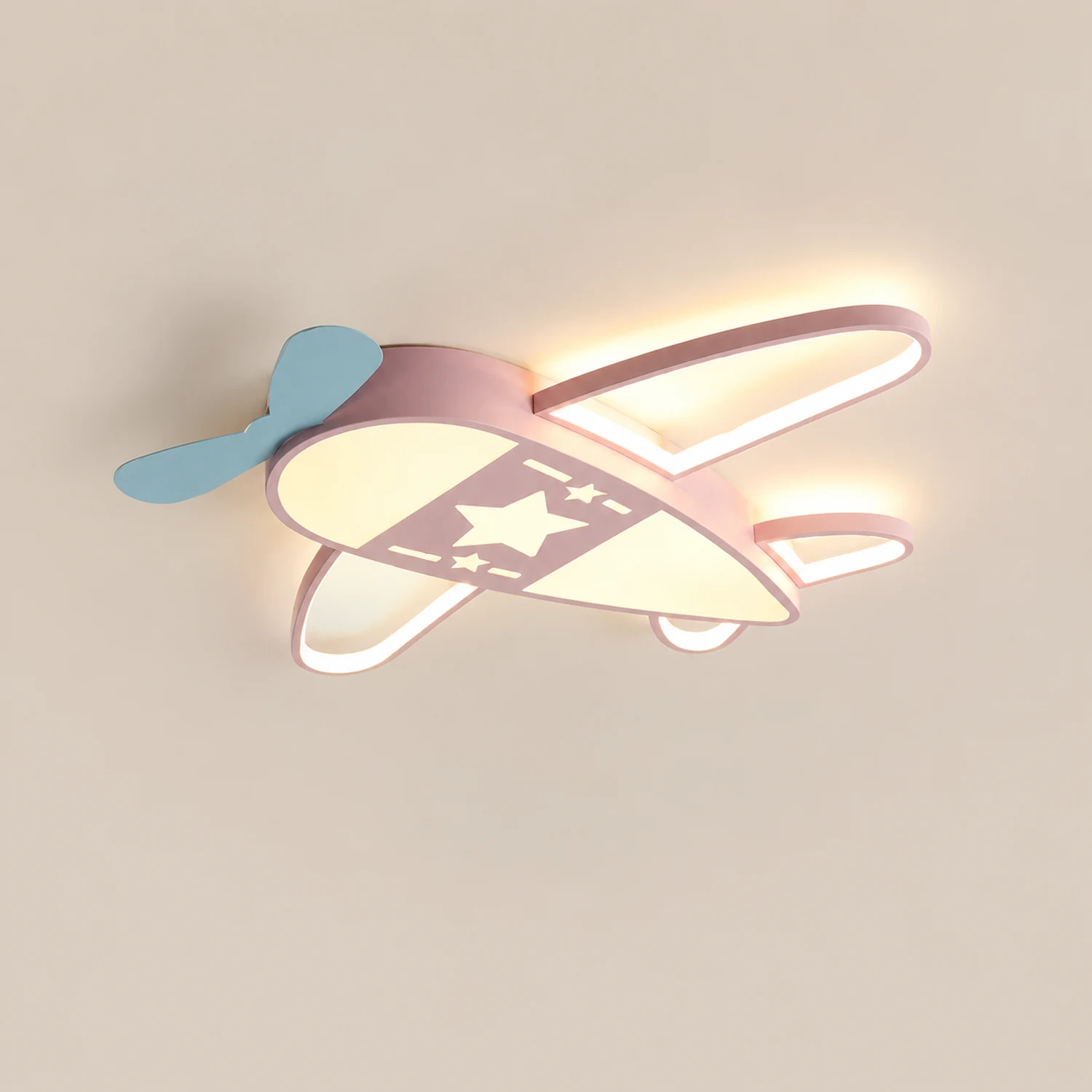 Morandi Modern Airplane Shaped Flush Mount Ceiling Light - Lumpaz