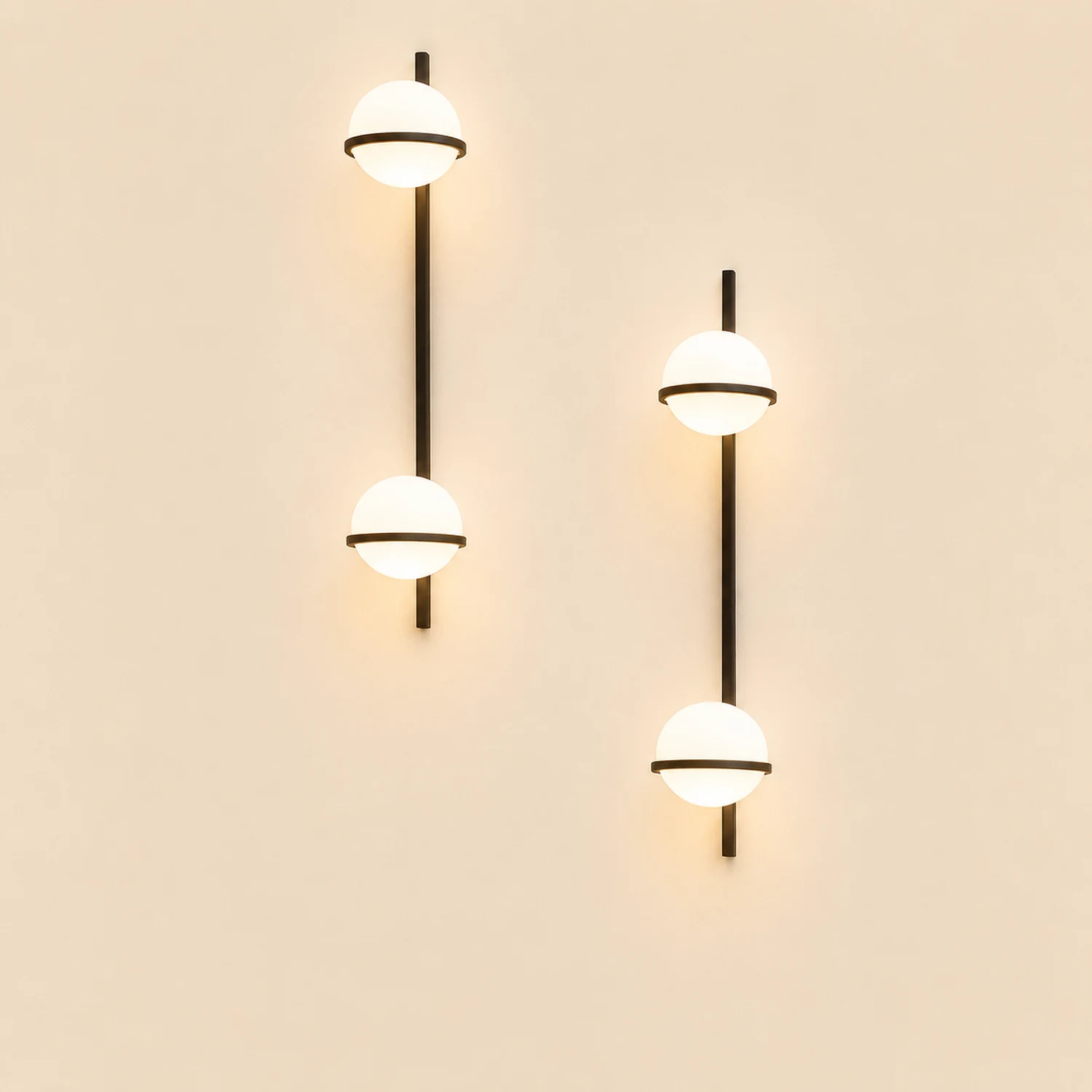 Creative Flowerpot Ball Waterproof LED Black Modern Outdoor Wall Light - Lumpaz
