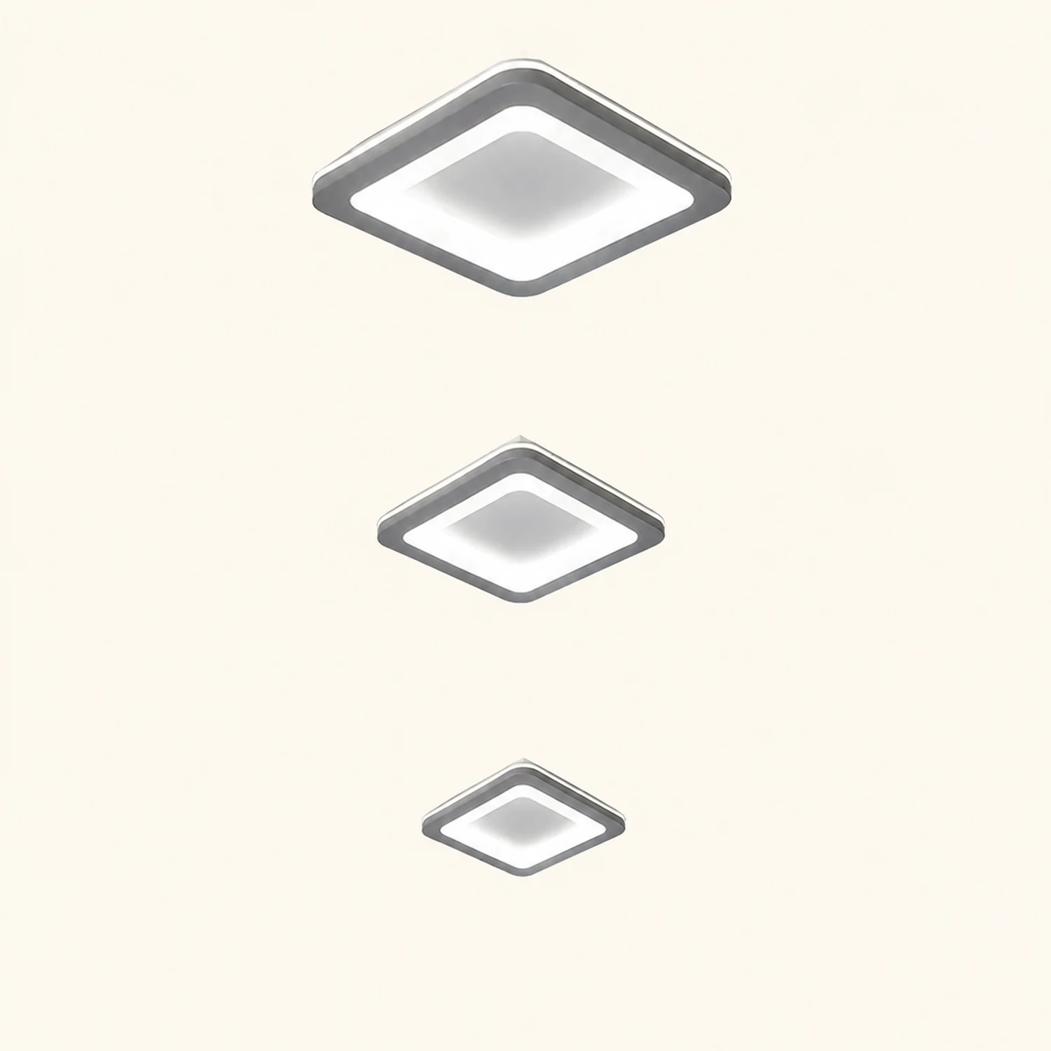 Quinn Modern Flower Metal Flush Mount Ceiling Light, Gray - Lumpaz