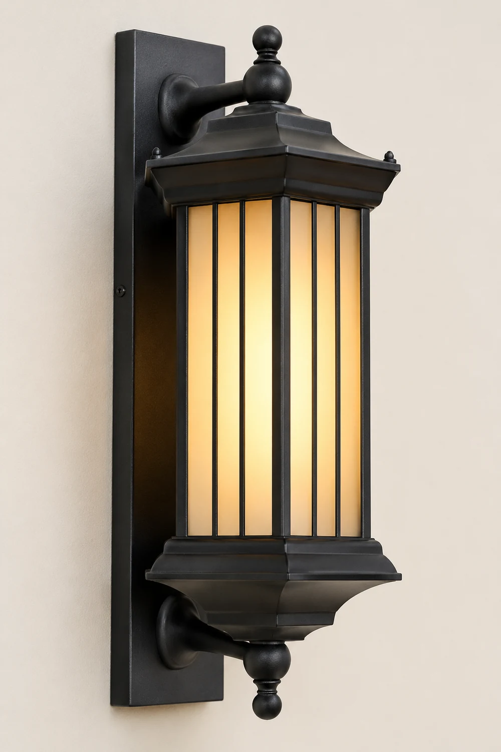 Retro Creative Outdoor Waterproof Black Modern Exterior Wall Lights - Lumpaz
