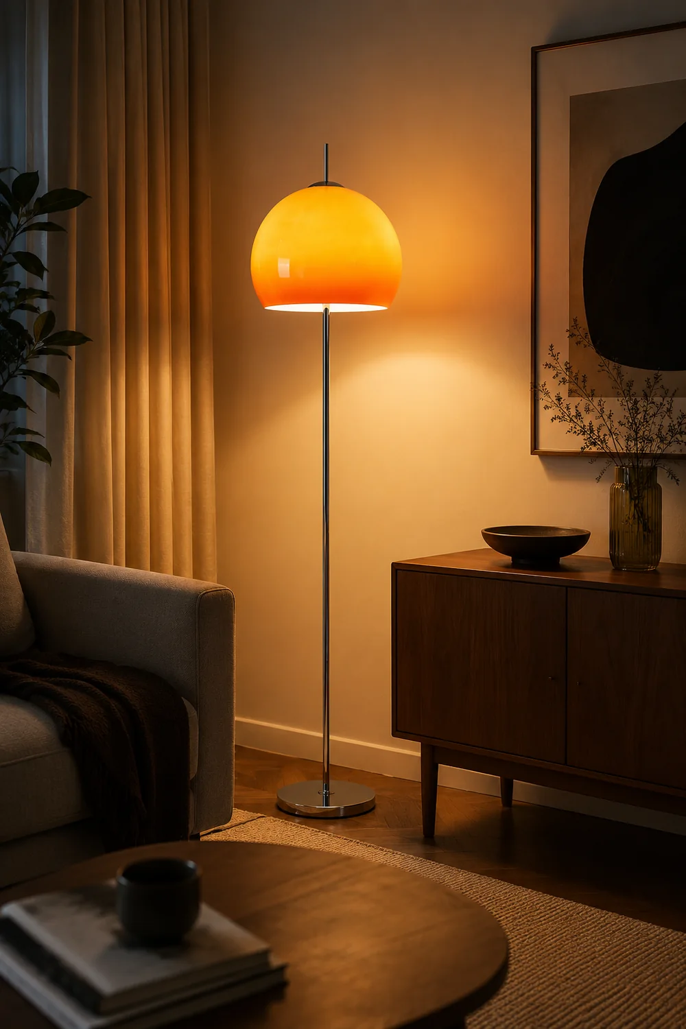 Salgado Sunset Floor Lamp 3 Color Temperature Switchable Gradient Color - Lumpaz