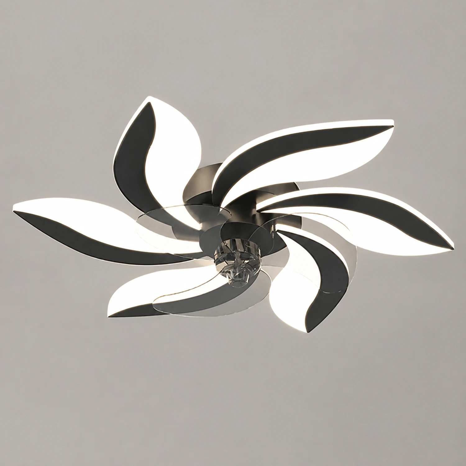 Hana Ceiling Fan with Light, 3 Color, L 26"/27"/31" - Lumpaz