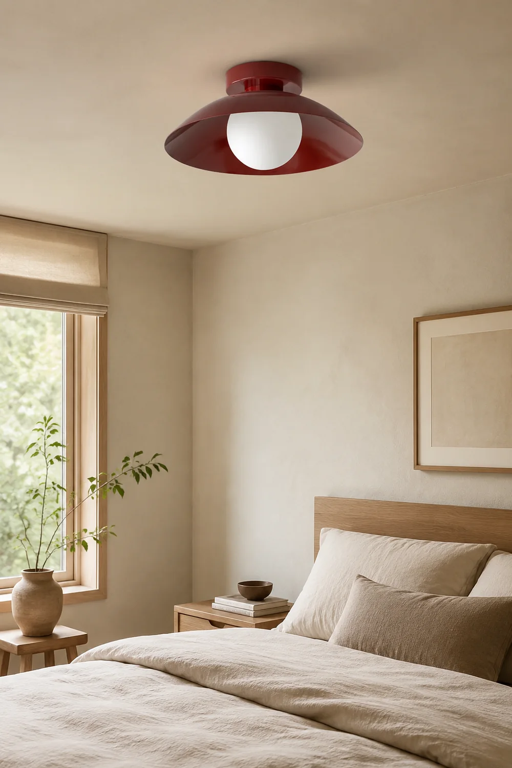 Cairns Modern Creative Flush Mount Ceiling Light Black/Red/Pink/Yellow Bedroom - Lumpaz